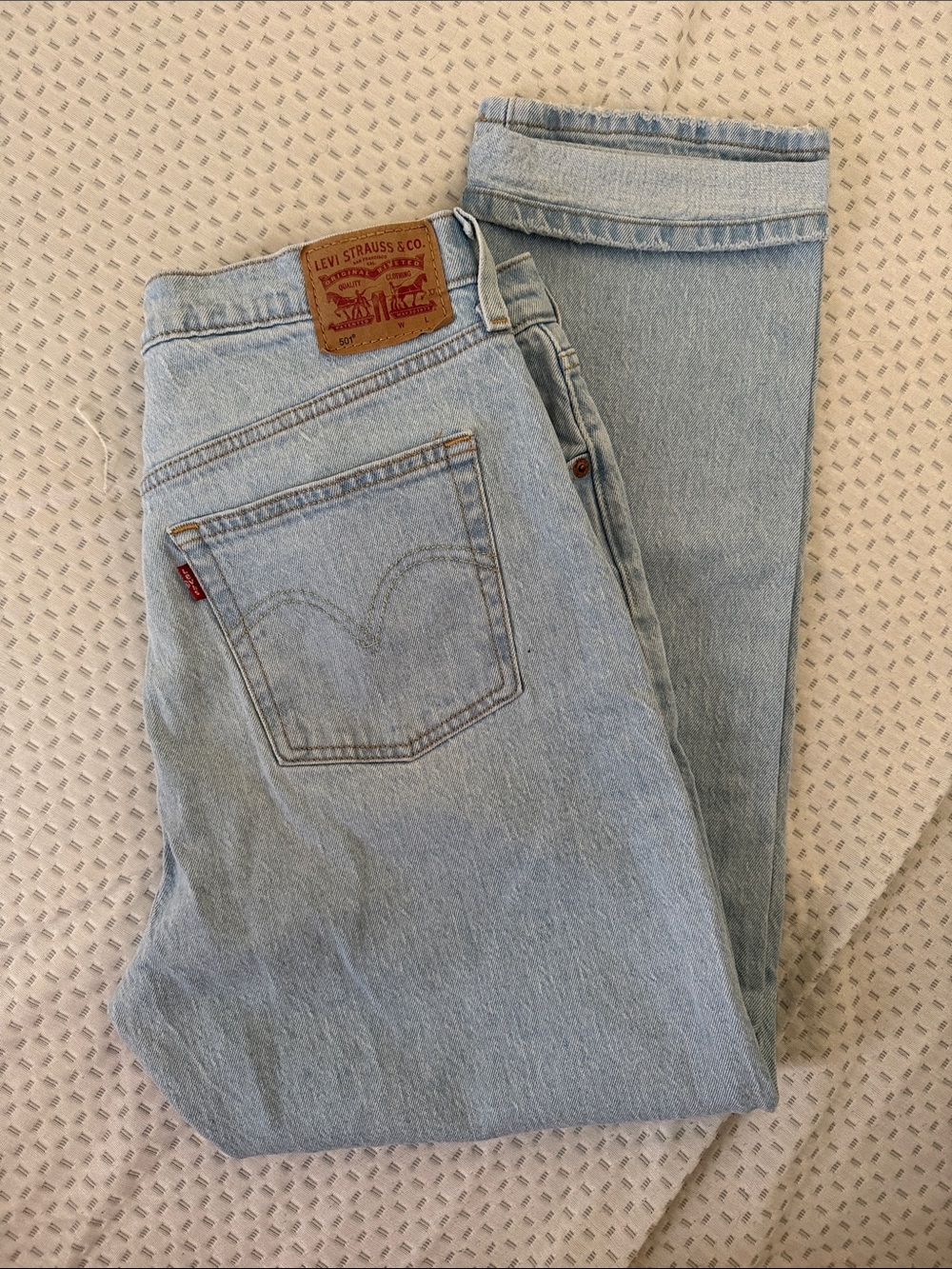 Levi's Light Blue Denim Jeans 501